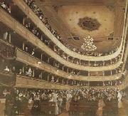 Gustav Klimt Auditorium of the old Burgtheater (mk20) oil painting